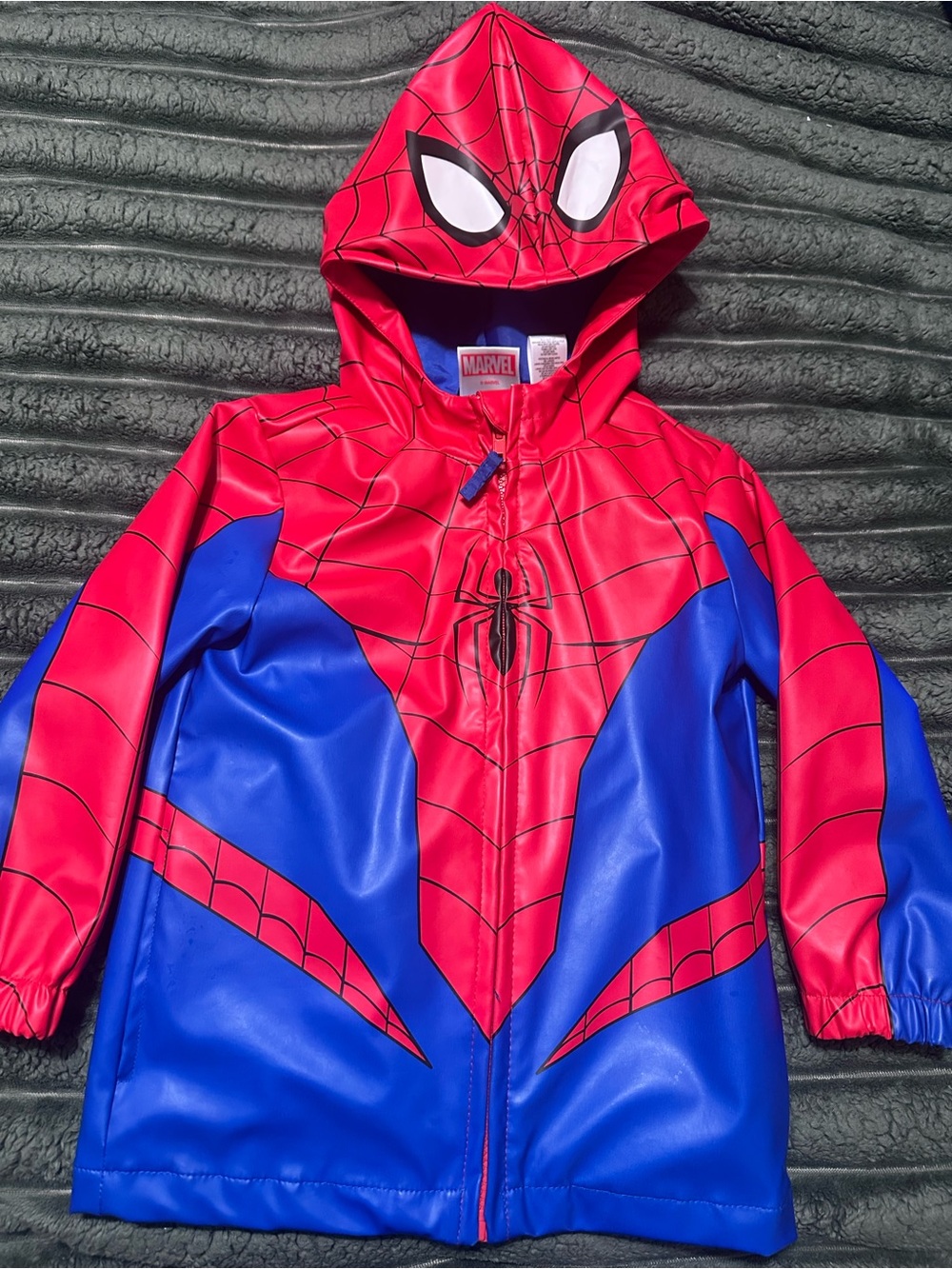 Marvel Spider-Man Red & Blue Kids Rain Coat
